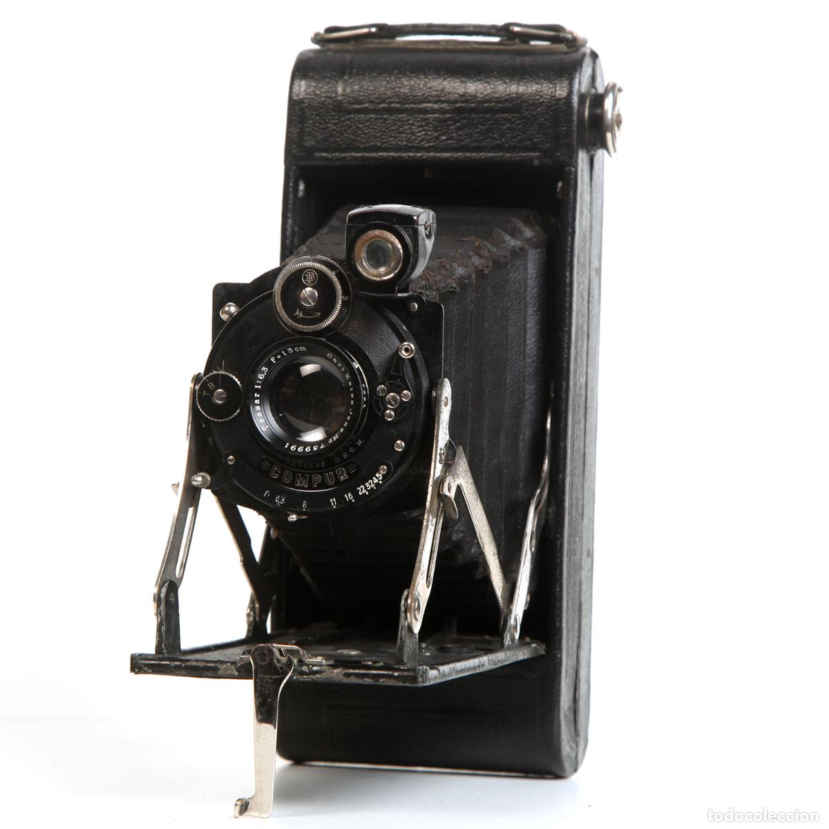 Appareil photos: KODAK - N&ordm; 1A POCKET KODAK II - COMPUR - CARL ZEISS TESSAR 13CM/6,3 - FORMATO 116-6,5X11 - FUNCIONA