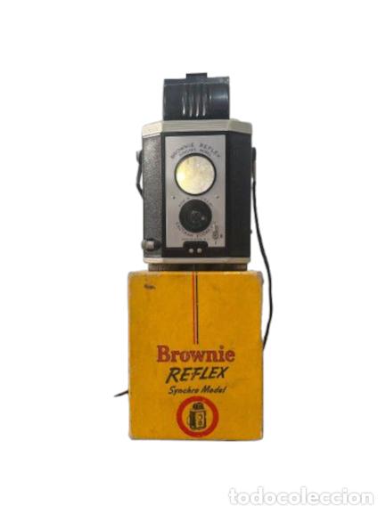 C&aacute;mara de fotos: C&aacute;mara Vintage Brownie Reflex Synchro Model - Foto 3