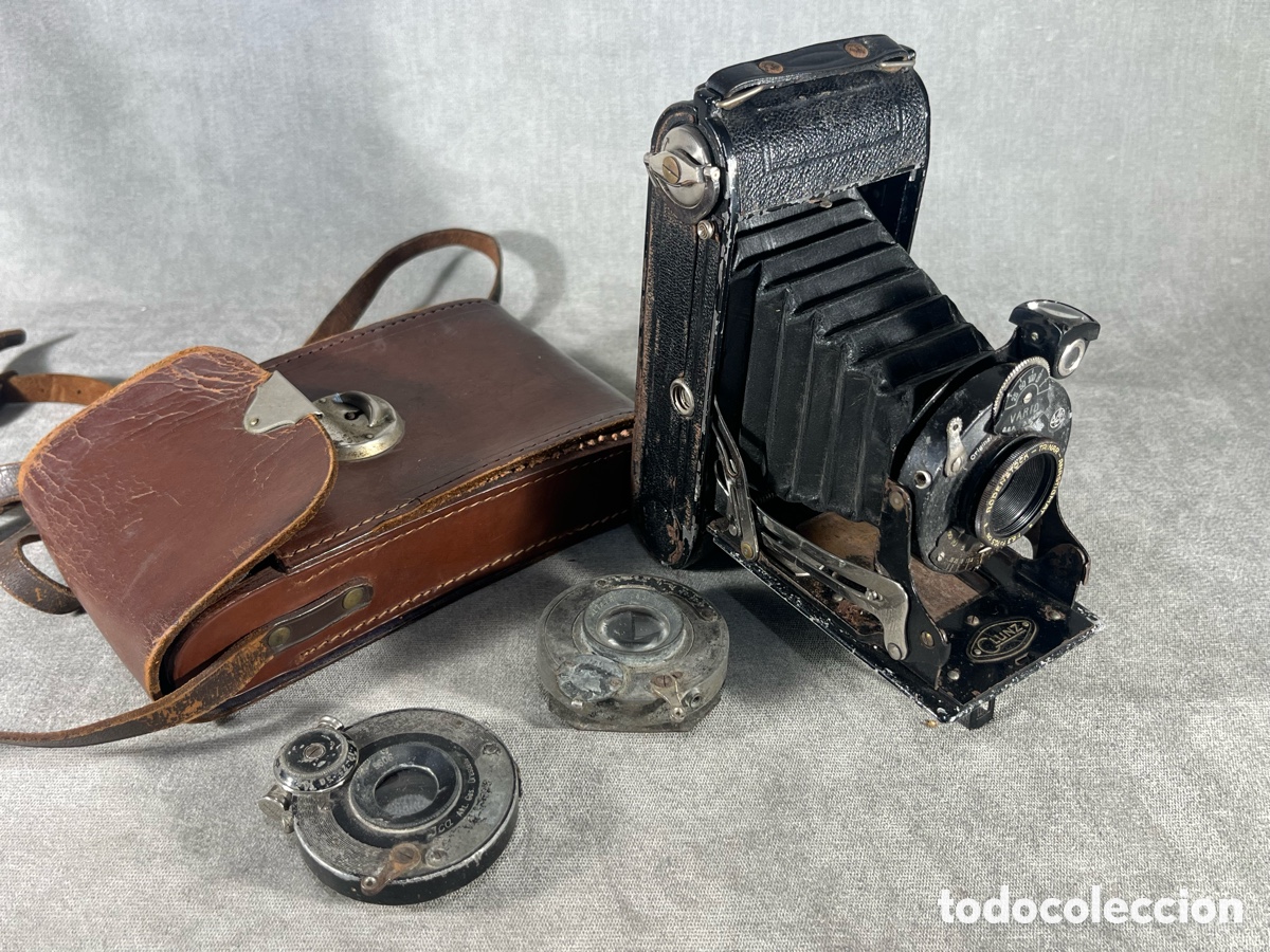 C&acirc;maras de fotos: C&aacute;mara Antigua Clinz 6x9 con Rodenstock Trinar 105mm &ndash; A&ntilde;os 20/30