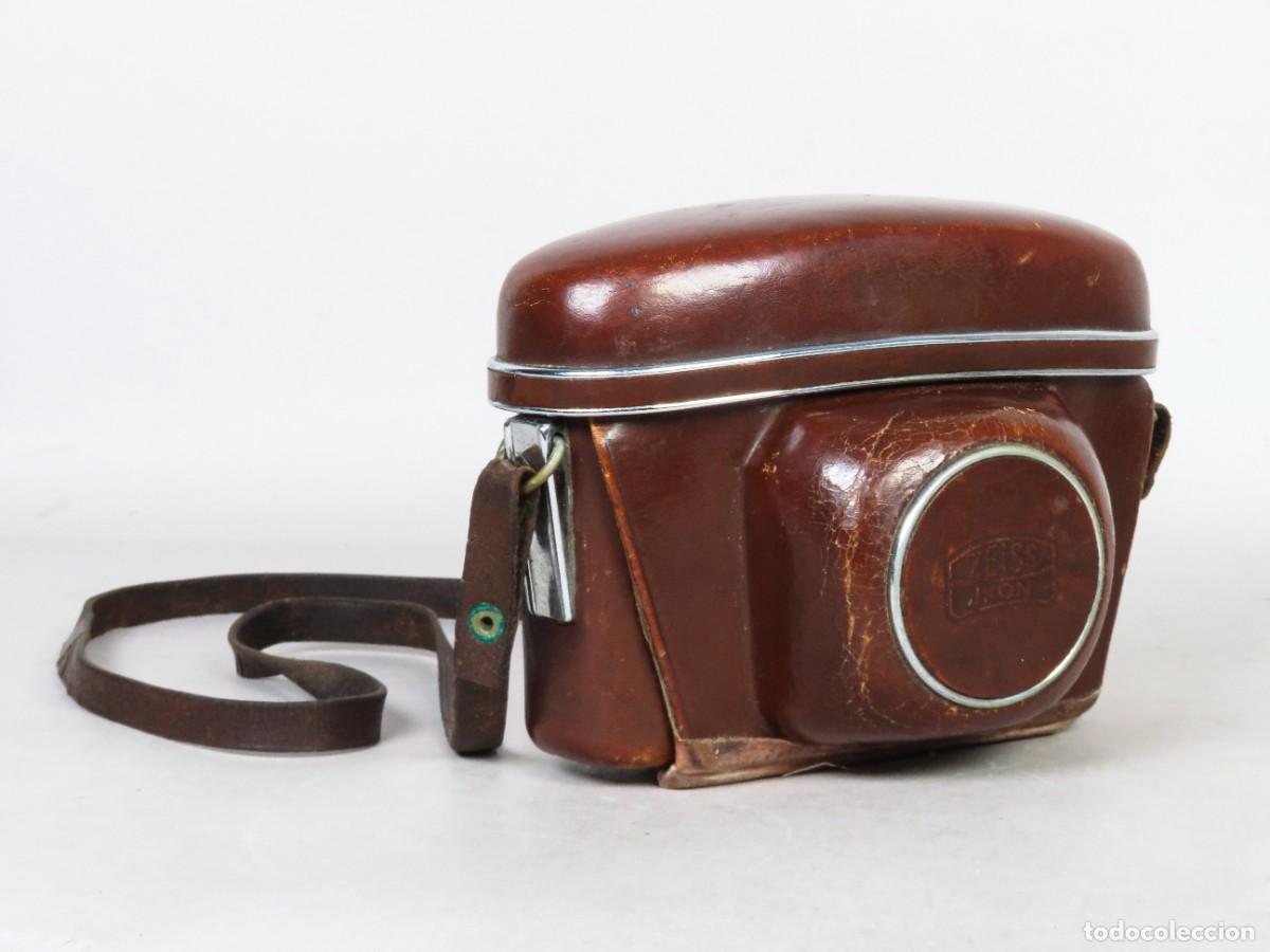 Fotocamere: C&aacute;mara Zeiss Ikon contaflex en su funda Alemania mediados siglo XX