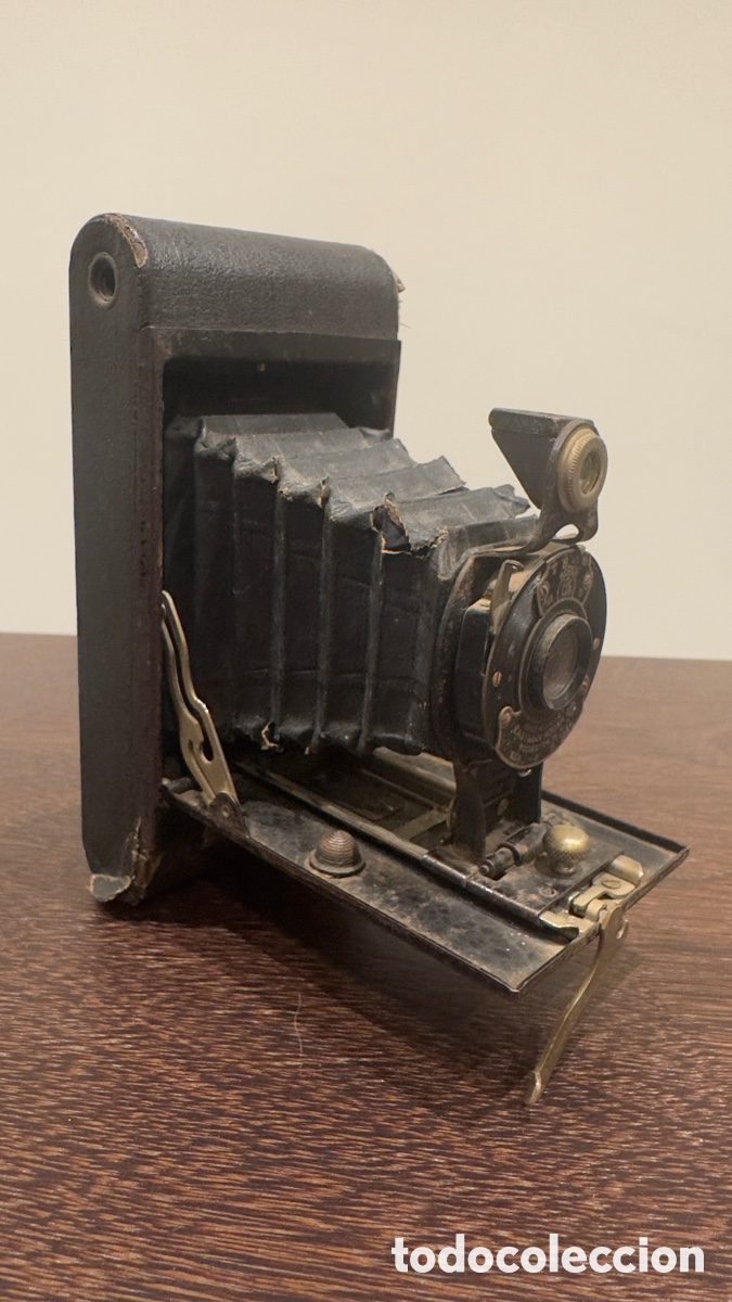 C&aacute;mara de fotos: C&aacute;mara Antigua Kodak No. 2 Folding Autographic Brownie &ndash; Joya Vintage para Colecci&oacute;n (A&ntilde;os 20/30)