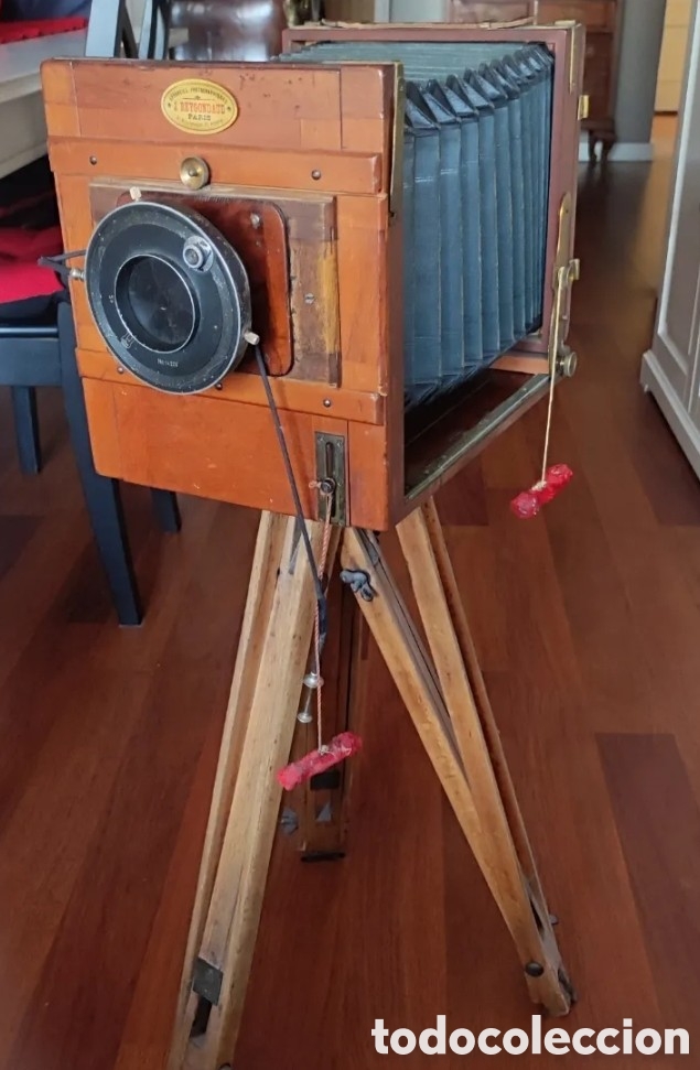 C&aacute;mara de fotos: Antiguo maquina de fotos de madera