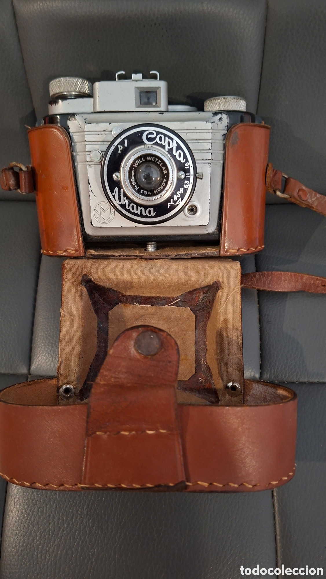 C&aacute;mara de fotos: Camara Fotogr&aacute;fica Capta Urana Fabricaci&oacute;n Espa&ntilde;ola con Funda