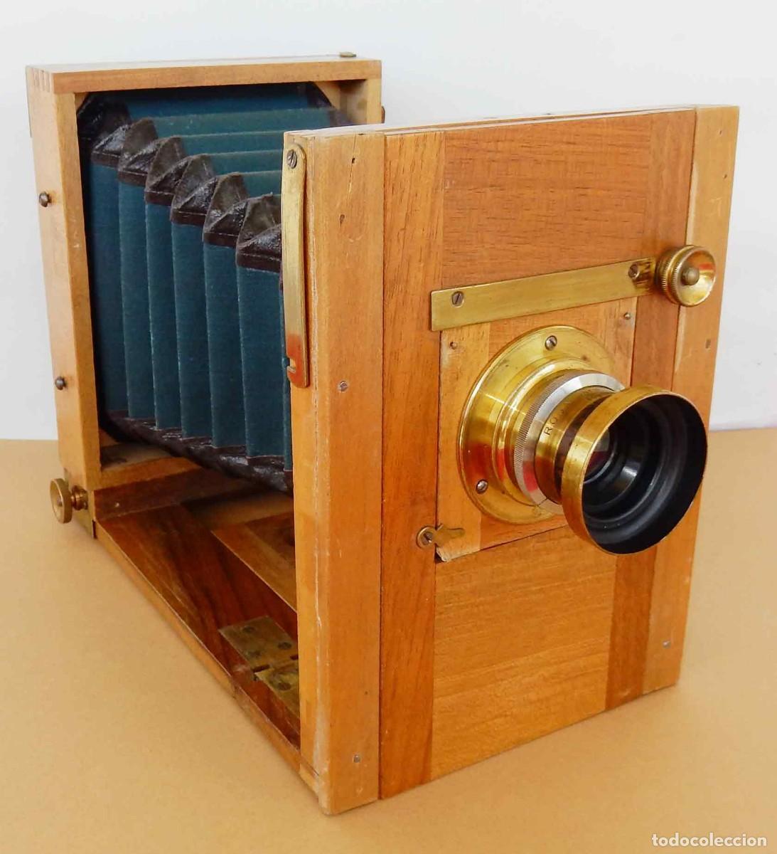 C&aacute;mara de fotos: C&aacute;mara de estudio - c 1900 - 9 x 12 cm