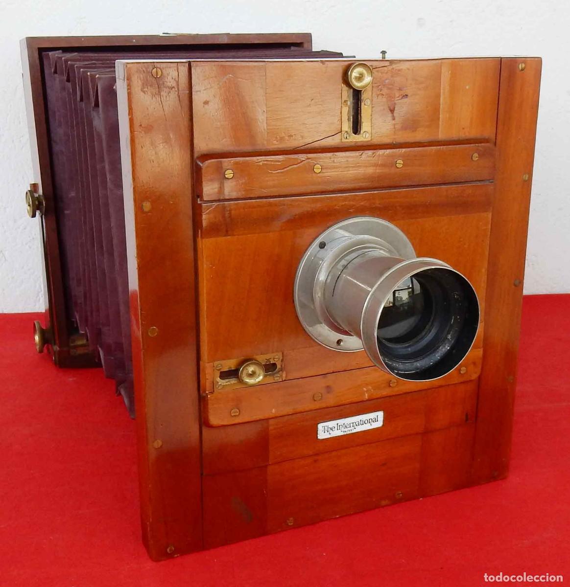 C&aacute;mara de fotos: C&aacute;mara de estudio THE INTERNATIONAL - c 1900 - 20 x 25 cm