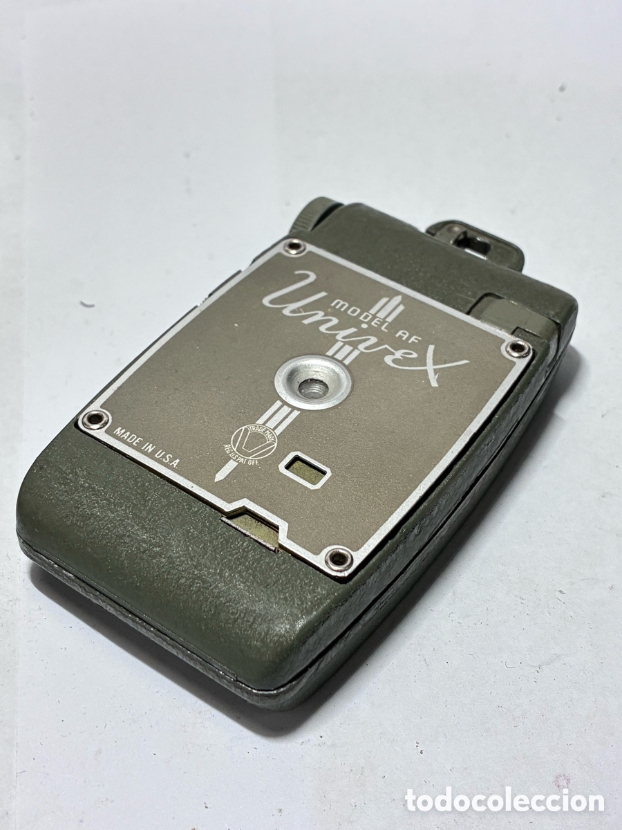 C&aacute;mara de fotos: Antigua Maquina Fotografiar Univex Model AF. Plegable. Made in USA. original. De 1930s con funda