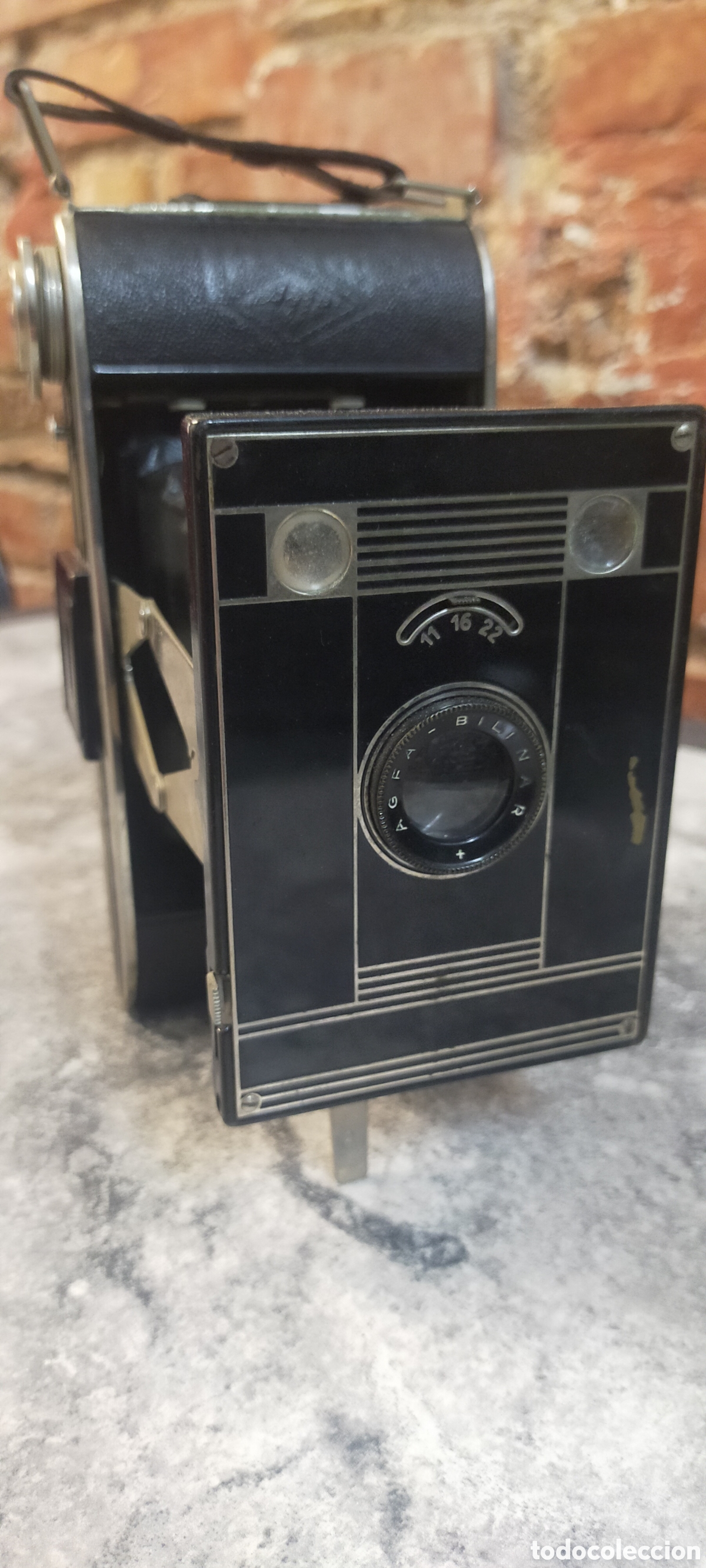 C&aacute;mara de fotos: C&aacute;mara Agfa Vintage Negra