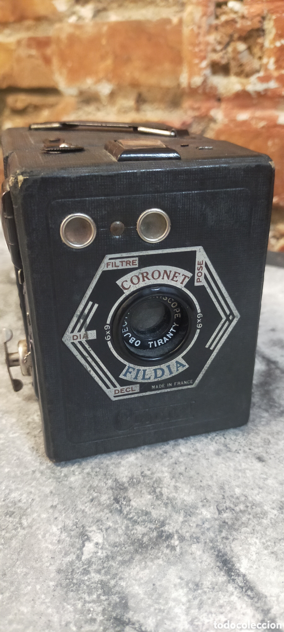 Fotokamera: C&aacute;mara Coronet Fildia Negra