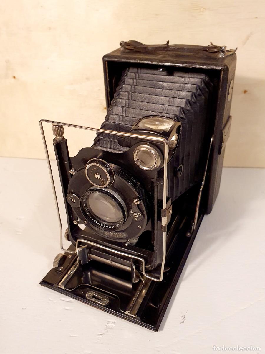 C&aacute;mara de fotos: C&aacute;mara de placas Welta. 1918.