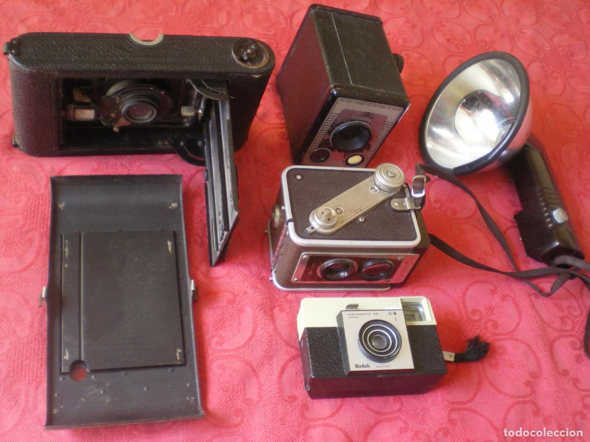 C&aacute;mara de fotos: LOTE DE 4 ANTIGUAS CAMARAS DE FOTOS.