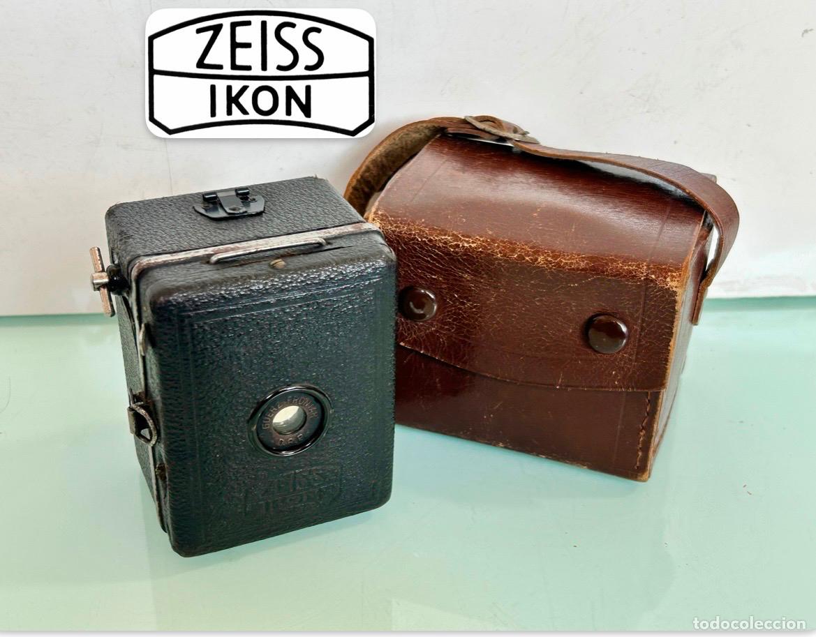 C&aacute;mara de fotos: ZEISS IKON BABY BOC TENGOR 54/18 + FUNDA-GERMANY 1930/38-ANTIGUA C&Aacute;MARA DE FOTOS MINI CAJ&Oacute;N
