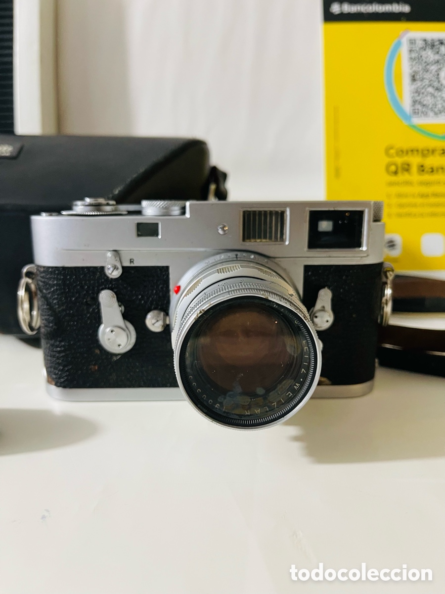 C&aacute;mara de fotos: 1957 Leica M2 Camera Germany + Leitz Summicron 1:2/50 & Meter MR