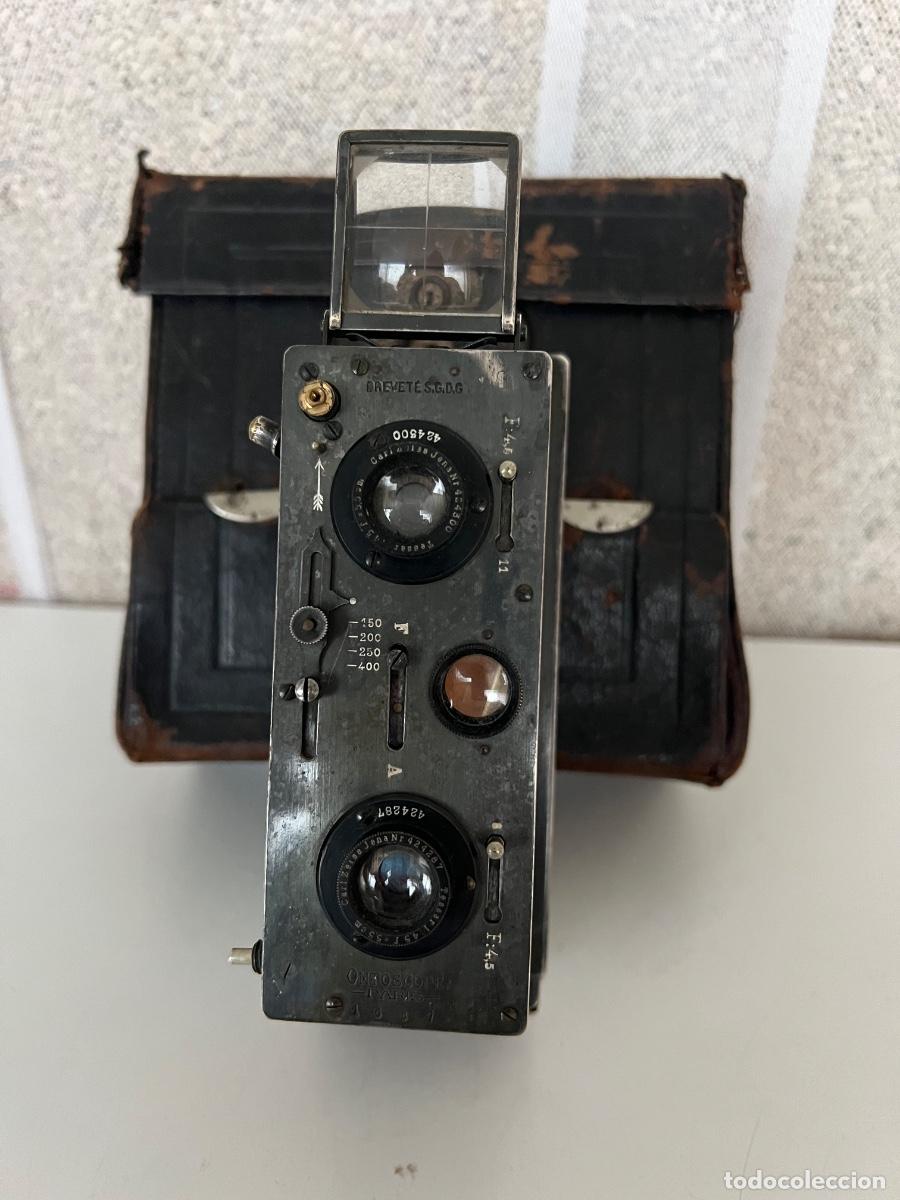 Fotocamere: ONTOSCOPE CORNU BREVETTE PARIS ANTIGUA CAMARA ESTEREO CARL ZEISS