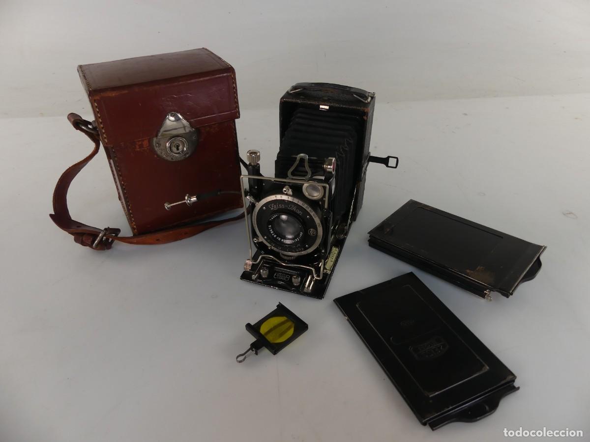 Photo camera: ANTIGUA CAMARA FOTOGRAFICA ZEISS IKON COMPUR CON FUNDA
