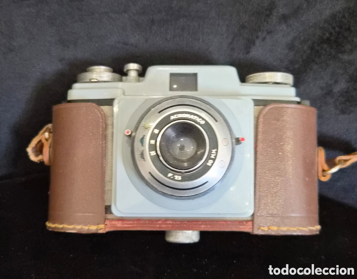 C&aacute;mara de fotos: C&aacute;mara fotogr&aacute;fica sovi&eacute;tica SMENA &ndash; URSS &ndash; A&ntilde;os 50/60 &ndash; Con funda original