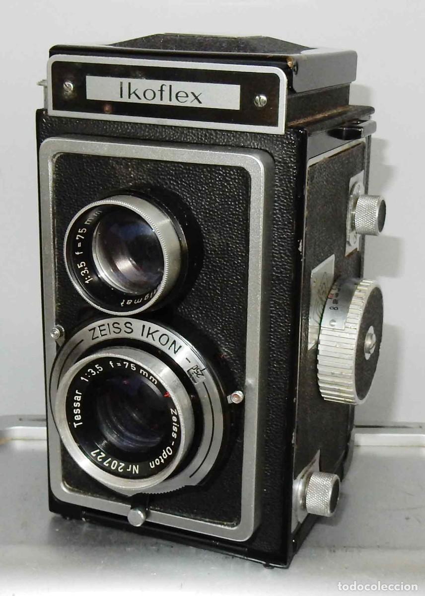 C&aacute;mara de fotos: C&aacute;mara ZEISS IKON IKOFLEX I - funda - de 6 x 6 cm