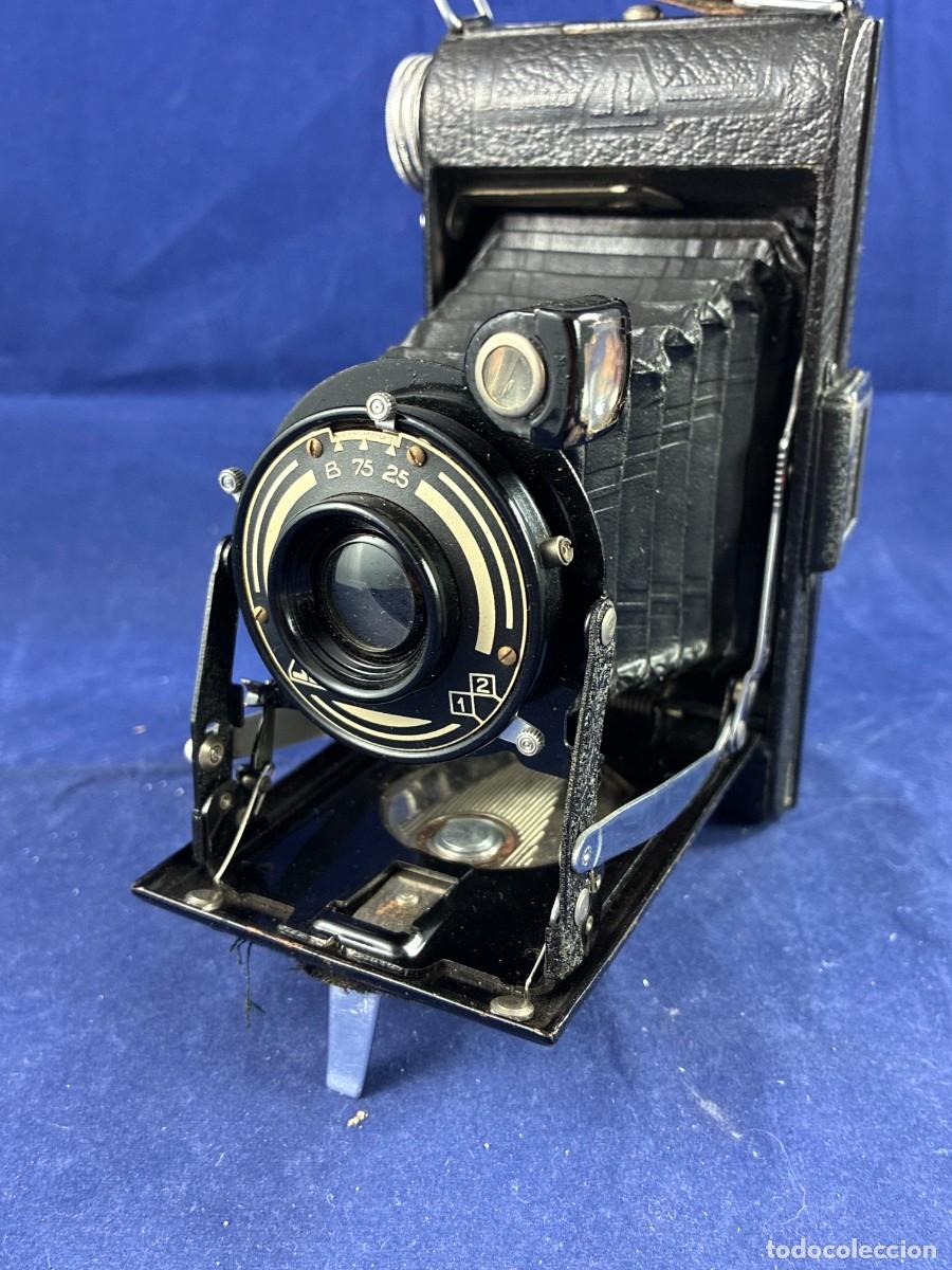 C&aacute;mara de fotos: C&aacute;mara antigua fuelle Lumi&egrave;re a&ntilde;os 30 Obturador B 75 25 Buen estado