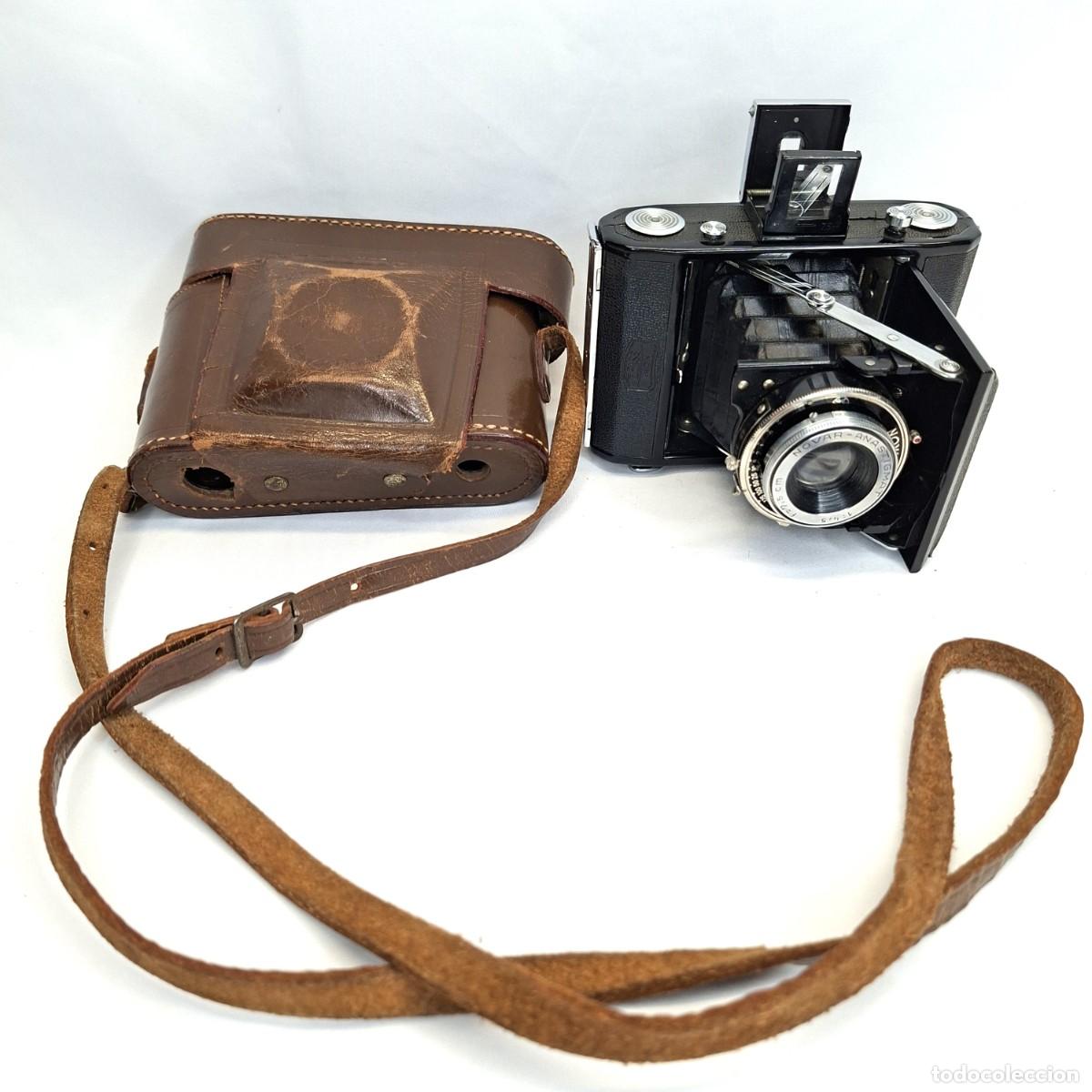C&aacute;mara de fotos: ANTIGUA CAMARA FOTOGRAFICA ZEISS IKON NOVAR - ANASTIGMAT F 7,5 cm. CON FUNDA.