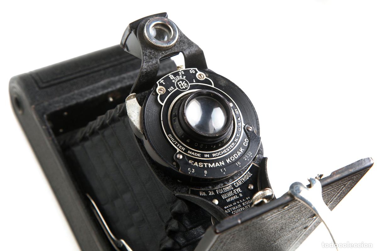 C&aacute;mara de fotos: KODAK N&ordm; 2A FOLDING CARTRIDGE HAWK-EYE MODEL B - 1926 - EXCELENTE CONDICI&Oacute;N