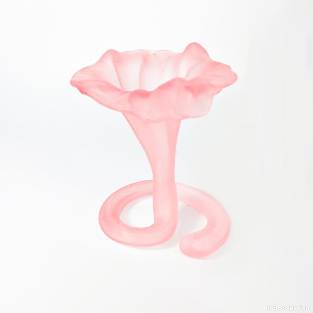 Fotokamera: Jarr&oacute;n Lilly de vidrio Rosa, Italia c.1970