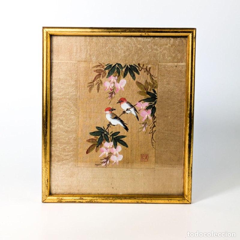 Fotokamera: Pintura sobre Seda China principios del s.XX