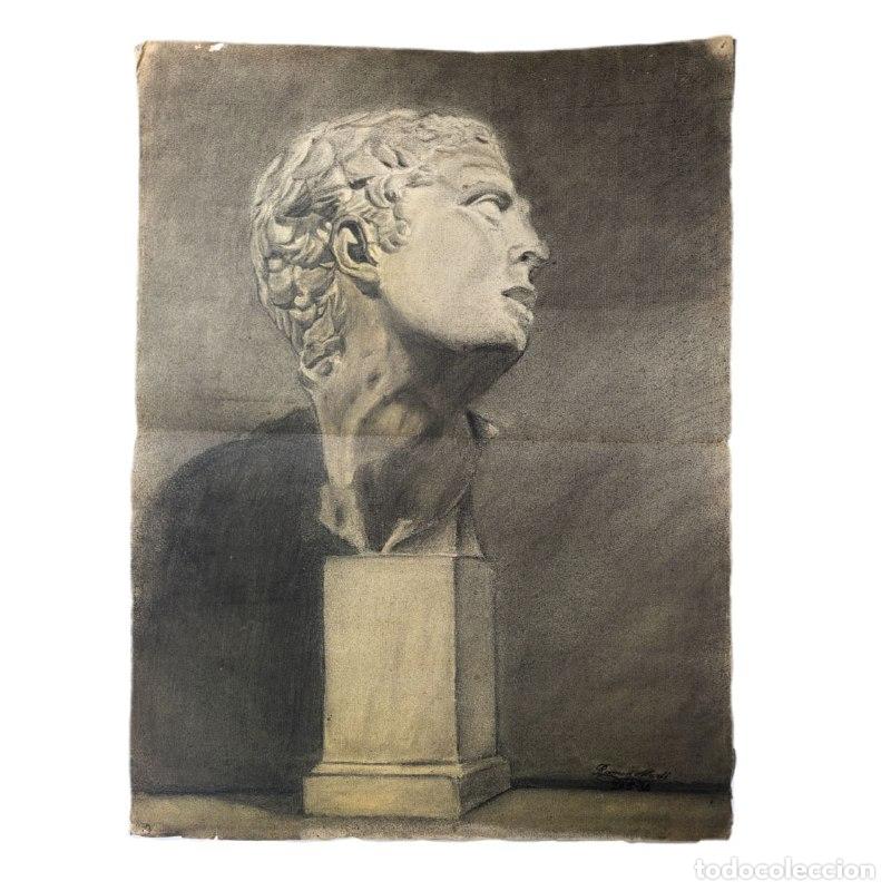 Fotokamera: Dibujo de Busto de Guiliano Medici de Artista Barcelon&eacute;s Ram&oacute;n Mart&iacute;