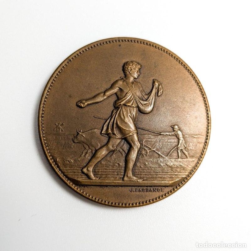 Fotokamera: Medalla Francesa Societ&eacute; d'Agriculture de Louhans de Jean Lagrange