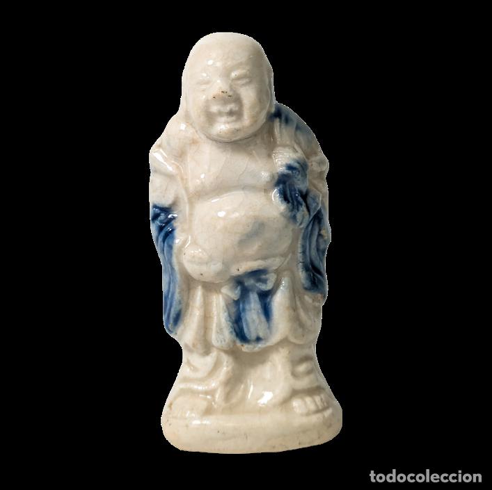 C&acirc;maras de fotos: Figura de Buda de la prosperidad Chino, posiblemente Kangxi (1660-1722)