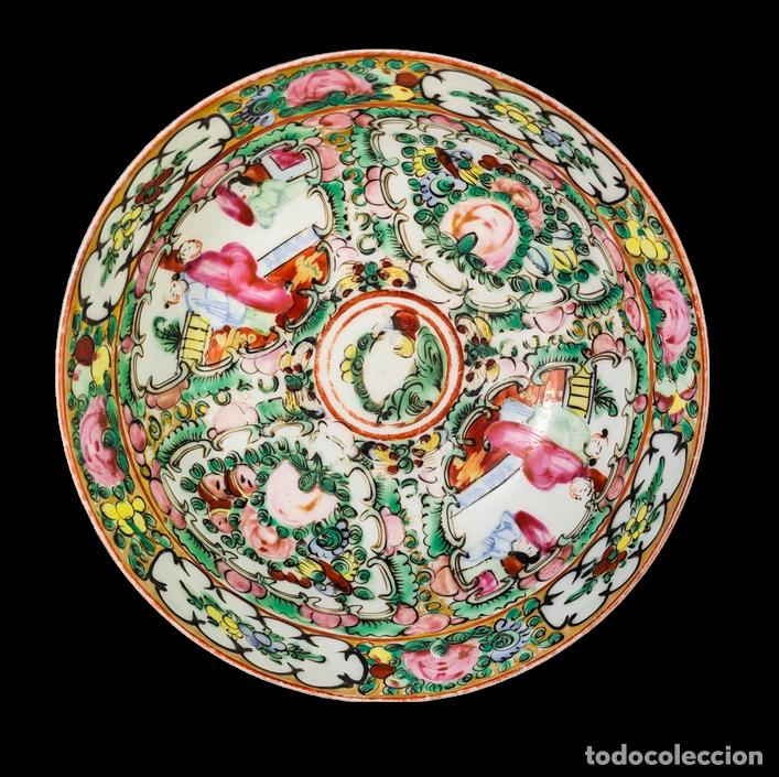 C&acirc;maras de fotos: Cuenco Rose medallion Canton&eacute;s, China, primera Rep&uacute;blica China (1911-1949)