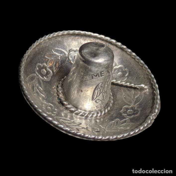 C&acirc;maras de fotos: Broche Pin mexicano Sombrero plata 925 7g
