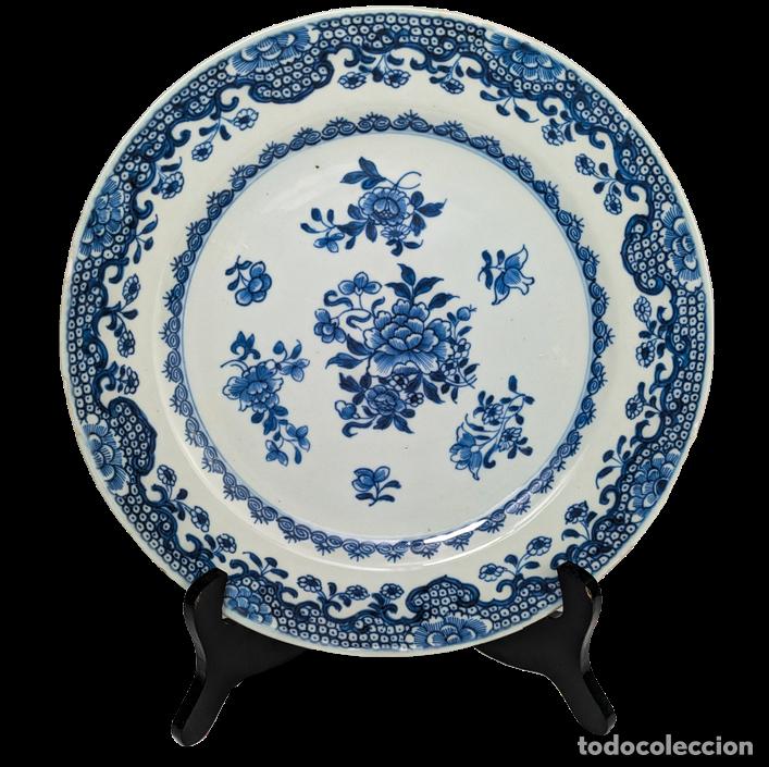 C&aacute;mara de fotos: Plato Chino azul y blanco, Periodo Qianlong (1736-1795)