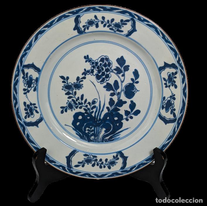 C&acirc;maras de fotos: Plato Chino Azul y blanco, Periodo Kangxi (1662-1722)