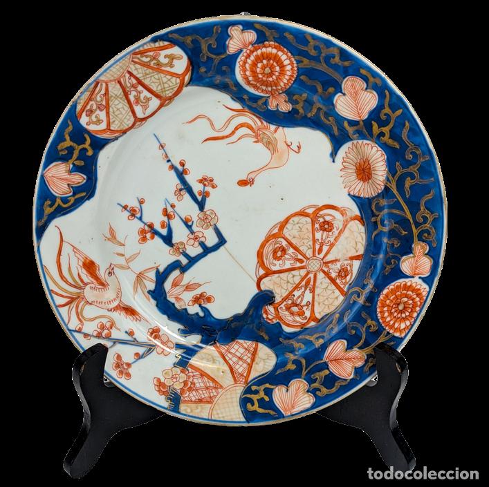 Fotokamera: Plato Chino Imari, Periodo Kangxi (1662-1722)