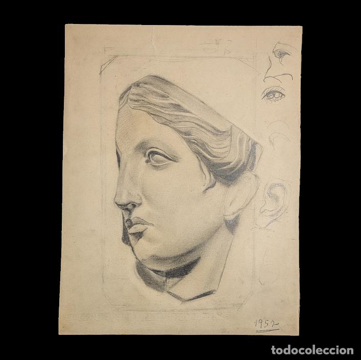 C&aacute;mara de fotos: Boceto de Ram&oacute;n Mart&iacute;, Barcelona c.1952