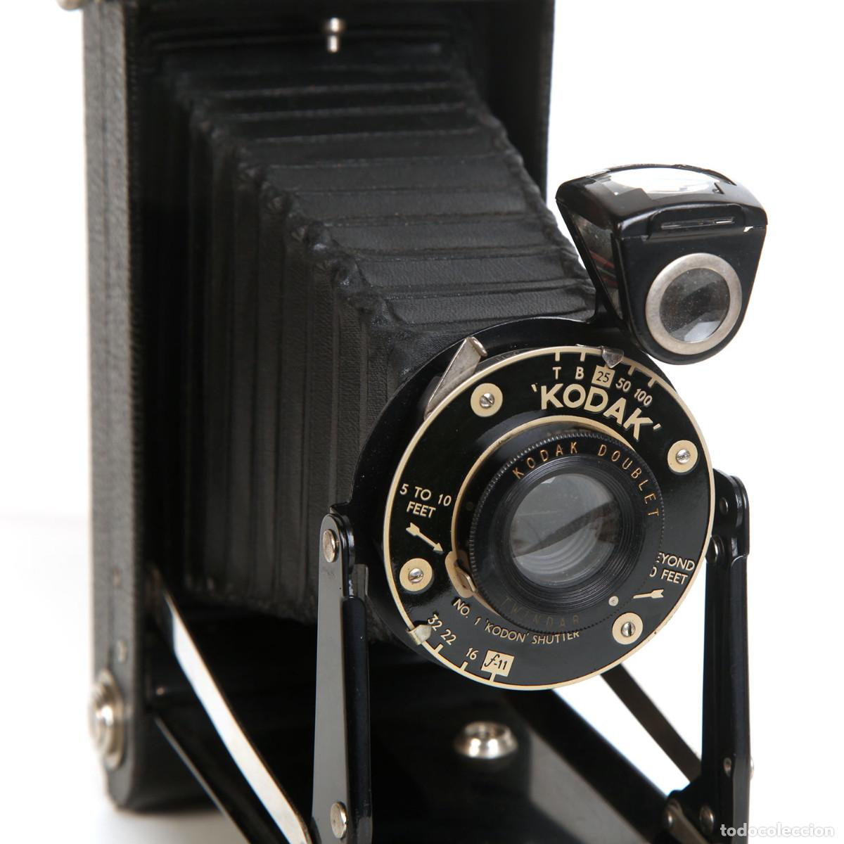 C&aacute;mara de fotos: KODAK SIX-16 JUNIOR - TAMA&Ntilde;O GRANDE FORMATO 6,5X11 - IMPECABLE Y FUNCIONANDO