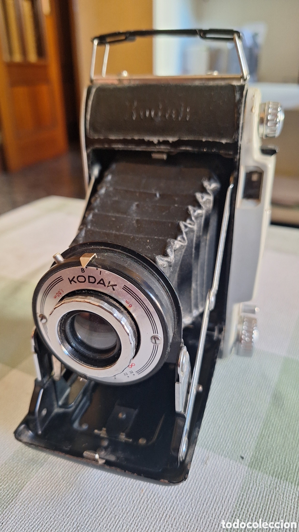 C&aacute;mara de fotos: C&aacute;mara Vintage Kodak Tourisme 620 - Fabriqu&eacute;e en France - Obturador Funcional