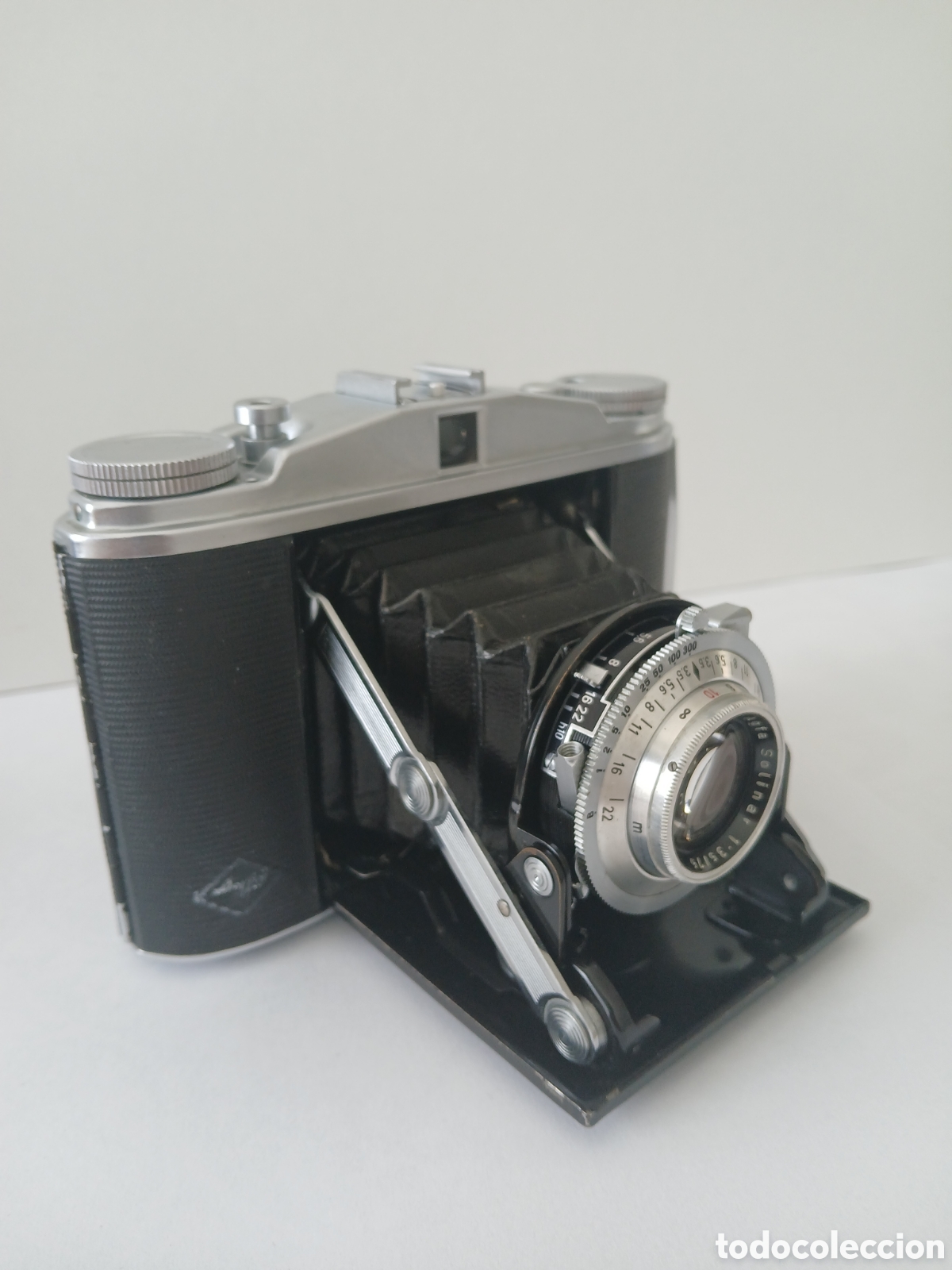 C&aacute;mara de fotos: Agfa Isolette ll, 6x9mm. Funciona perfectamente. - Foto 2