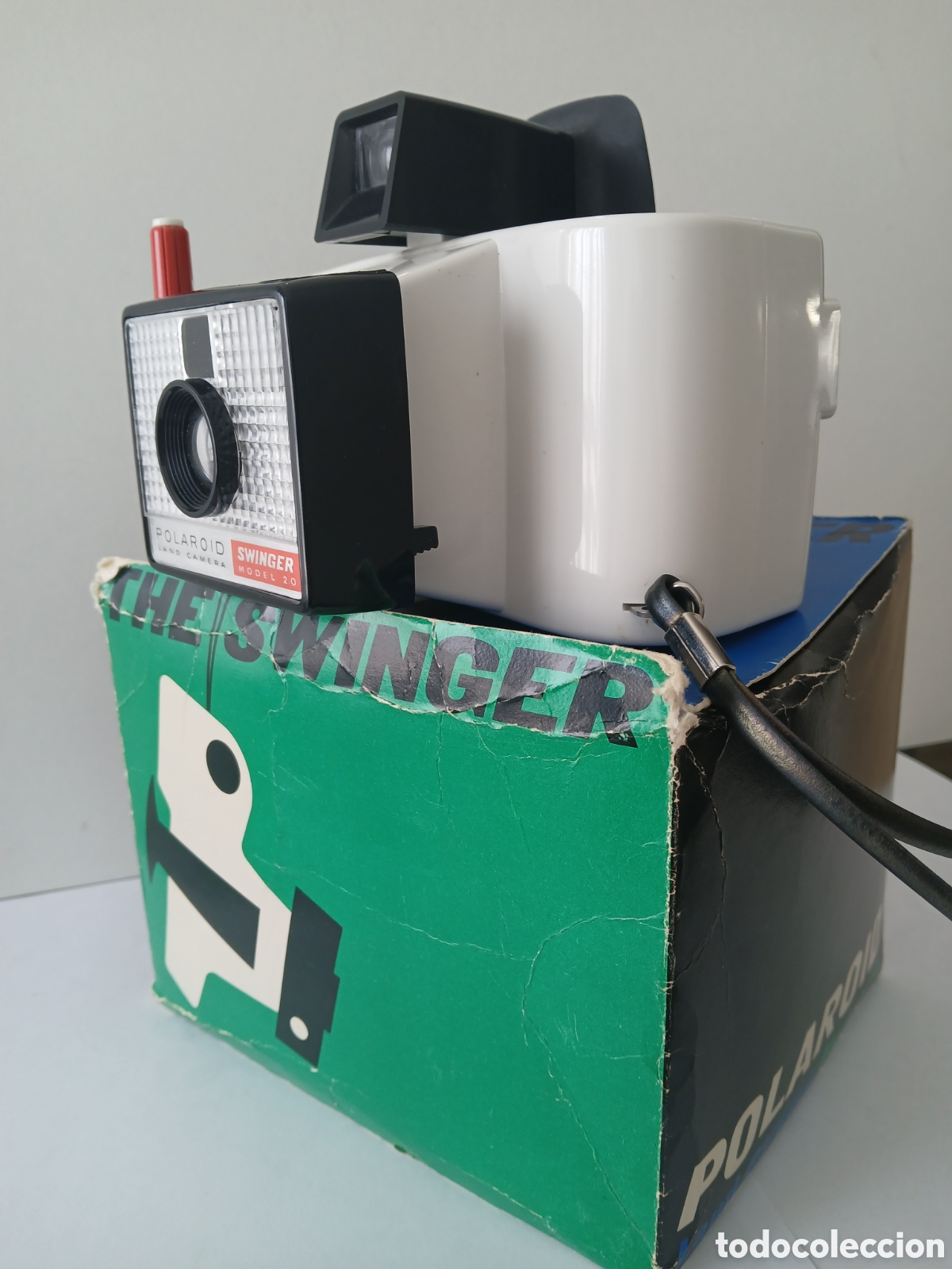 C&aacute;mara de fotos: Polaroid Land Camera Swinger, Modelo 20 - Foto 6