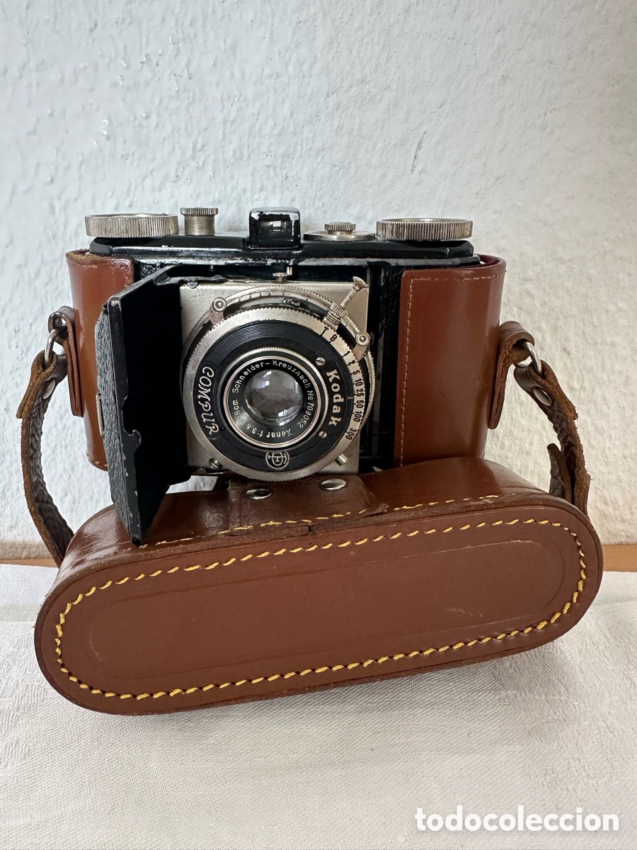 C&aacute;mara de fotos: Kodak Retina I Type 117 1934 Xenar 3,5/5cm Compur + funda
