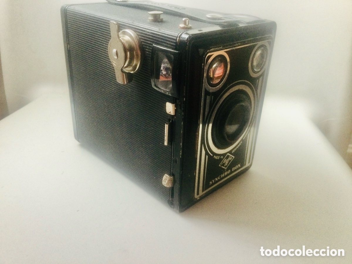 C&acirc;maras de fotos: C&Aacute;MARA FOTOGR&Aacute;FICA AGFA SYNCHRO BOX ALEMANA ( CARRETE DE 120 MM.)