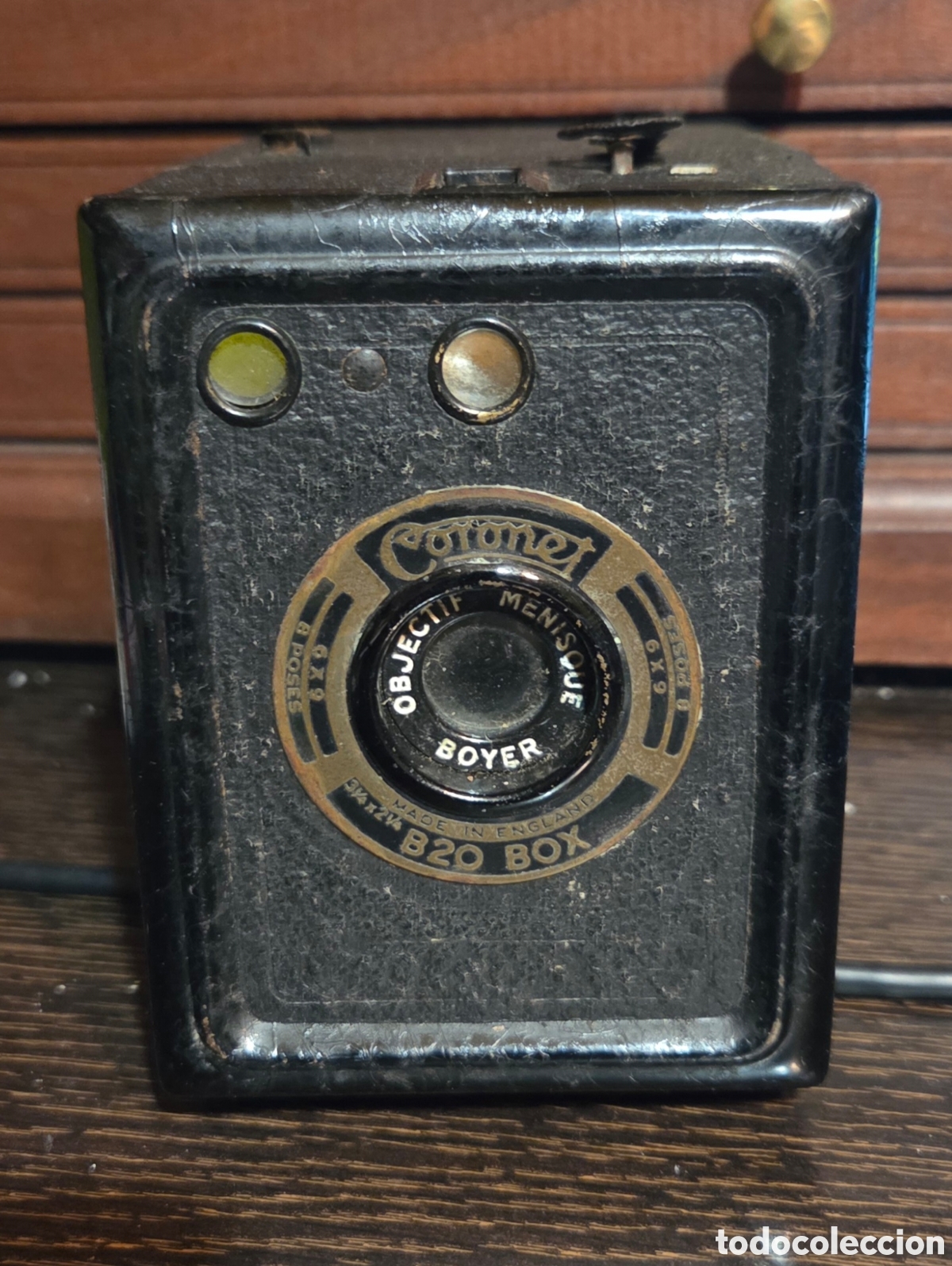 C&aacute;mara de fotos: c&aacute;mara de caj&oacute;n vintage Coronet B20 Box a&ntilde;os 30