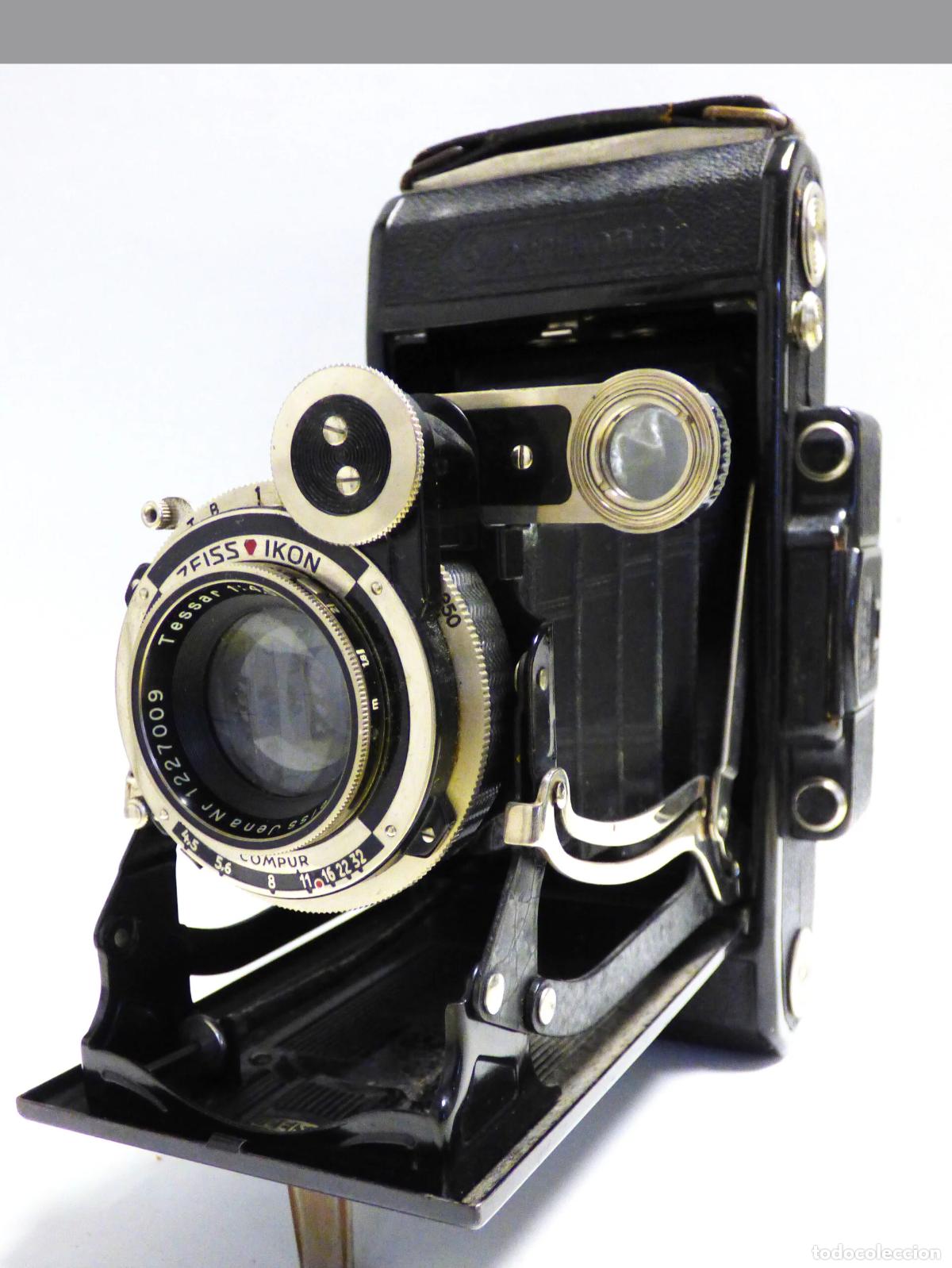 C&aacute;mara de fotos: ZEISS IKON SUPER IKONTA 530/15 OBJECTIF TESSAR 4.5/12 cm + ETUI CUIR D'ORIGINE