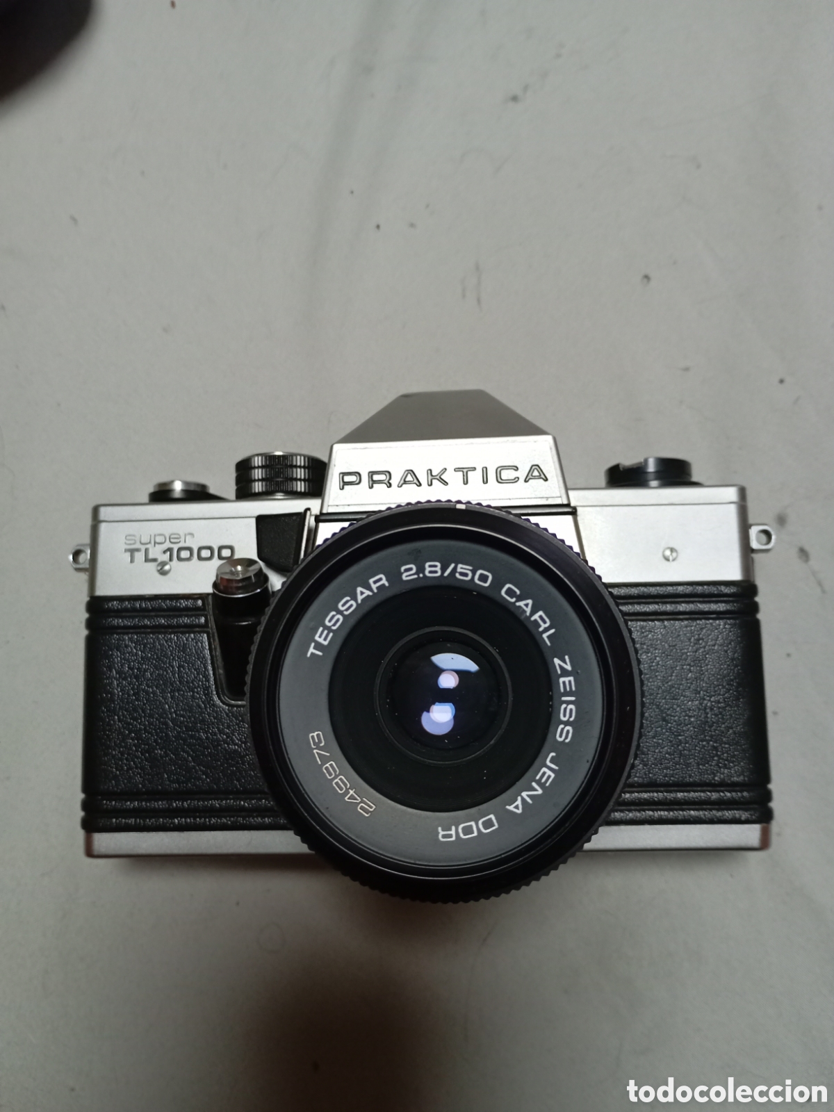 C&aacute;mara de fotos: C&aacute;mara de fotos antigua Praktica super TL1000 objetivo tessar