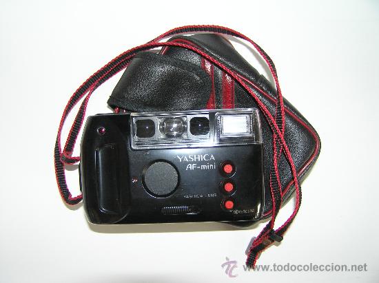 C&aacute;mara de fotos: CAMARA AUTOMATICA YASICA AF MINI CON ESTUCHE Y CORREA - Foto 1