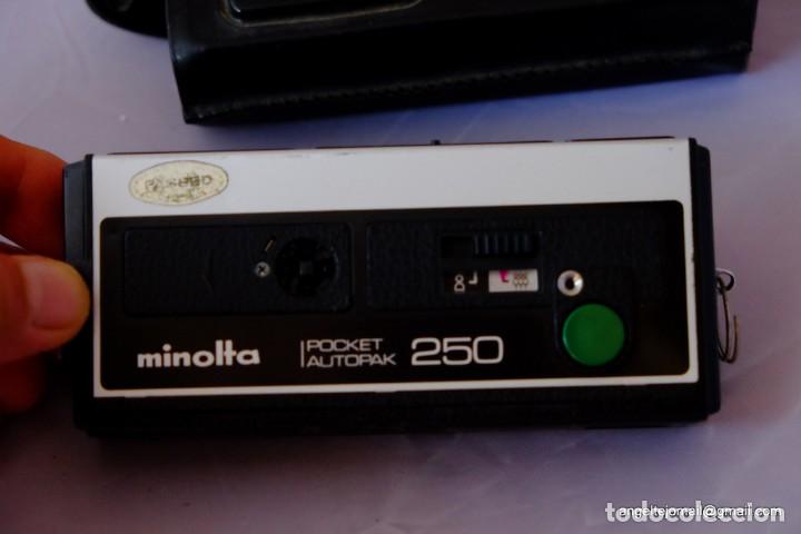 Cámara de fotos: Minolta Pocket Autopak 250.Funda cuero. - Foto 3 - 169171496