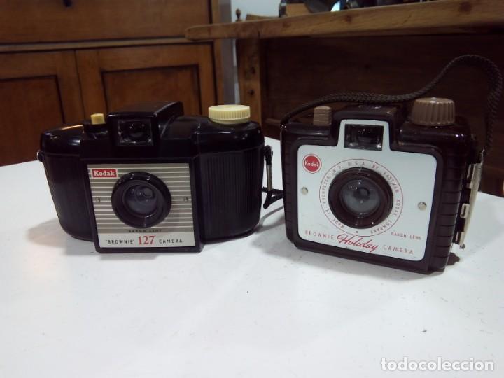 C&aacute;mara de fotos: LOTE DE 2 C&Aacute;MARAS KODAK BROWNIE - Foto 3