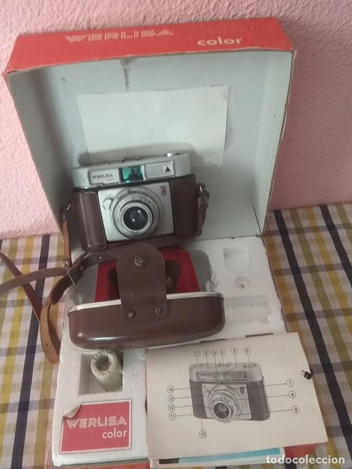 C&aacute;mara de fotos: C&aacute;mara antigua werlisa con su caja - Foto 1