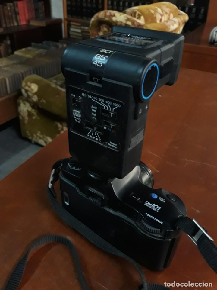 C&aacute;mara de fotos: CAMARA OLYMPUS REFLEX OM101 CON FLASH - Foto 5