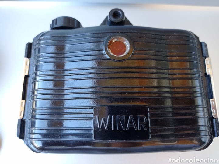 C&aacute;mara de fotos: C&aacute;mara WINAR de baquelita con funda - Foto 4