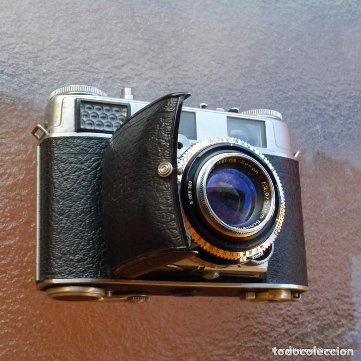 Cámara de fotos: Cámara de 35 mm Kodak Telemétrica de lentes cambiables. RETINA IIIC. - Foto 3 - 304432213
